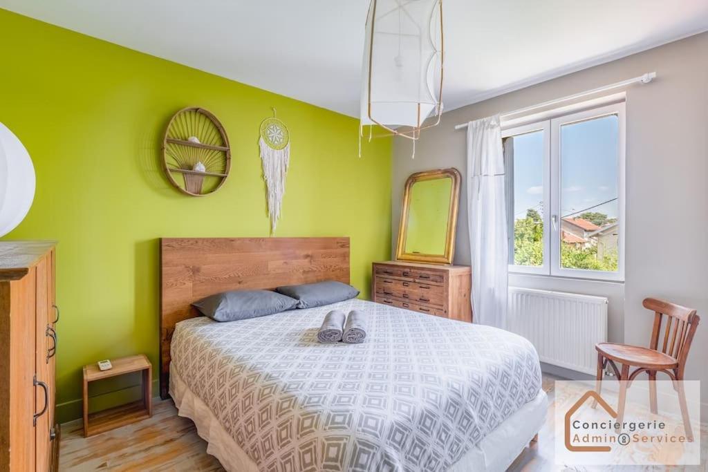Maison A Lyon Parilly Avec Piscine, Jardin, Parking Prive & Proche Eurexpo Venissieux Bagian luar foto
